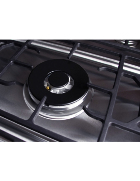 Cuisinière à gaz 50 cm en acier inoxydable