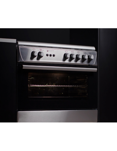 Gas cooker 50 cm White with 4 burners