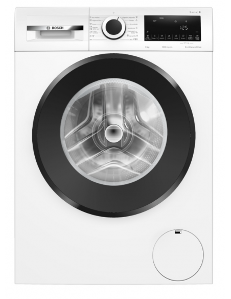 Lavadora Bosch de carga frontal 9 kg 1200 r.p.m.