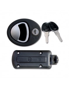 Magic tailgate lock, with keys and cylinder (New System).