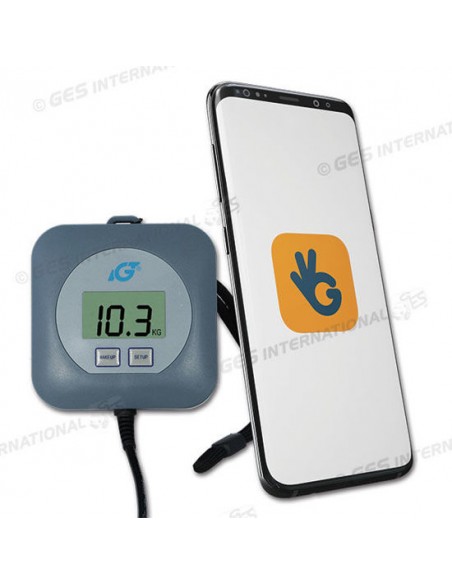 iGasView - Báscula cilíndrica smart para nivel de gas en botella iGasView - Báscula cilíndrica smart para nivel de gas en botella