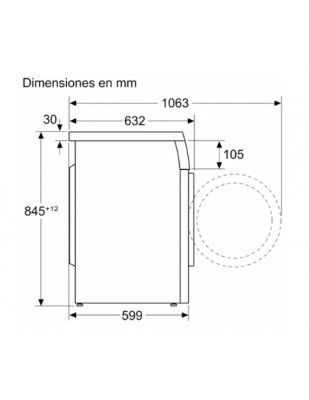 Lavatrice Serie Bosch 6 carico frontale 9 kg 1200 r.p.m.