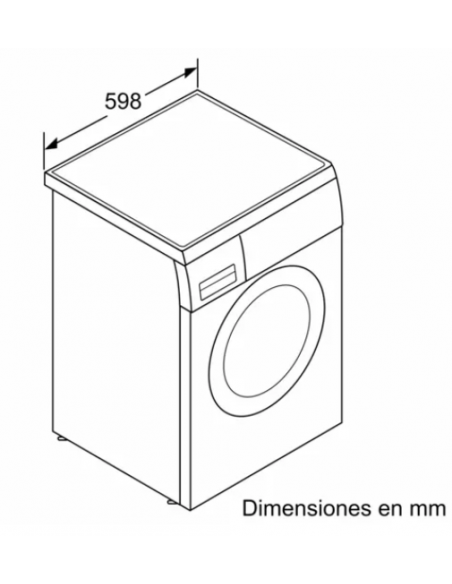 Lavatrice Serie Bosch 6 carico frontale 9 kg 1200 r.p.m.