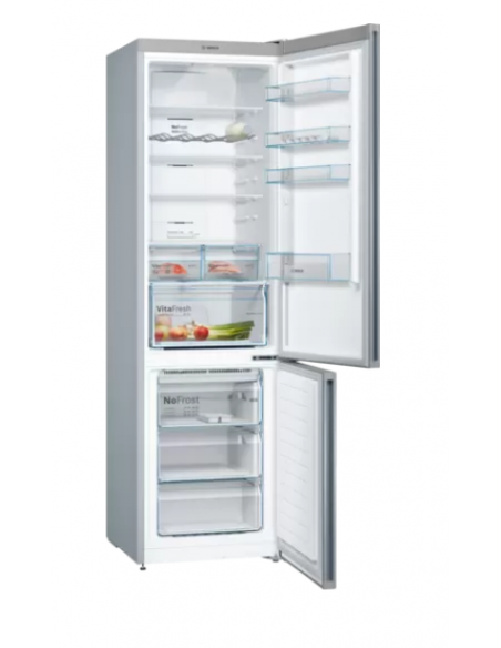 Frigorífico combinado Bosch de libre instalación 203 x 60 cm Acero inoxidable antihuellas Frigorífico combinado Bosch de libre instalación 203 x 60 cm Acero inoxidable antihuellas