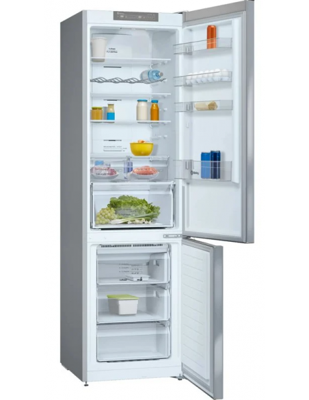 Frigorifero Combi Balay in acciaio opaco anti-impronta 200 x 60 cm