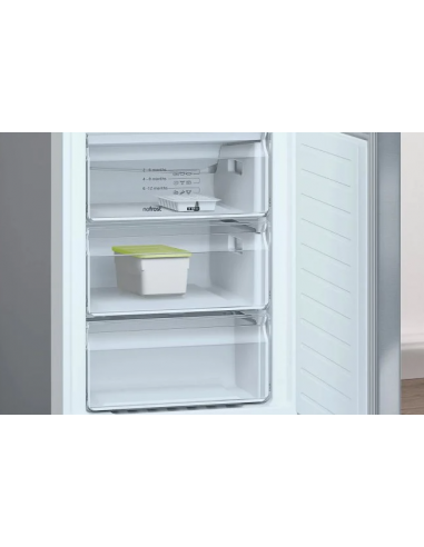 Frigorífico Combi E Acero Mate Antihuellas