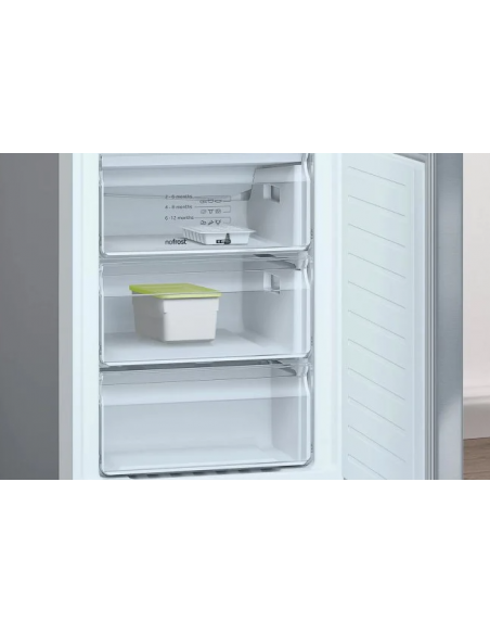 Frigorífico Combi E Acero Mate Antihuellas