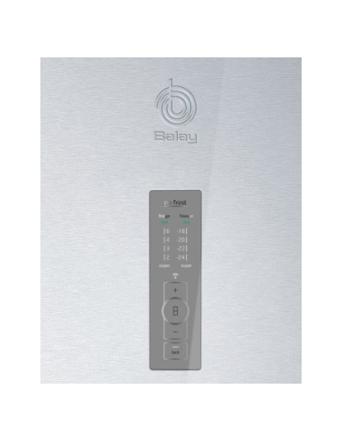 Frigorífico combinado Balay 203 x 70 cm Acero inoxidable antihuella