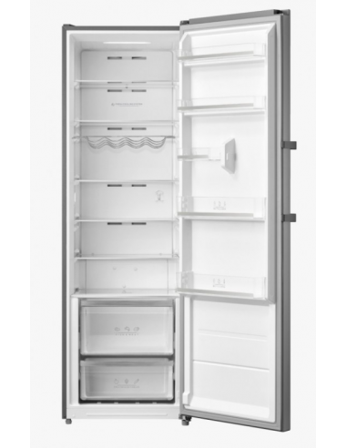 Frigorifero verticale Eas Electric 1 porta 185x60 cm E in acciaio inox