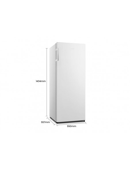 Congelatore verticale Hisense 144 x 55 cm Bianco