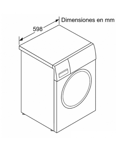 Lavadora carga frontal Siemens 9 kg con 13 Programas 1200 rpm Blanco