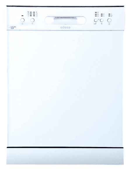 Lavavajillas Edesa Blanco de 84.5 x 59.8 cm de 13 servicios