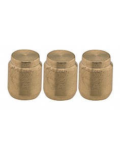 Tapón obturador para válvulas de gas hermeto de 8/10 mm 3 piezas