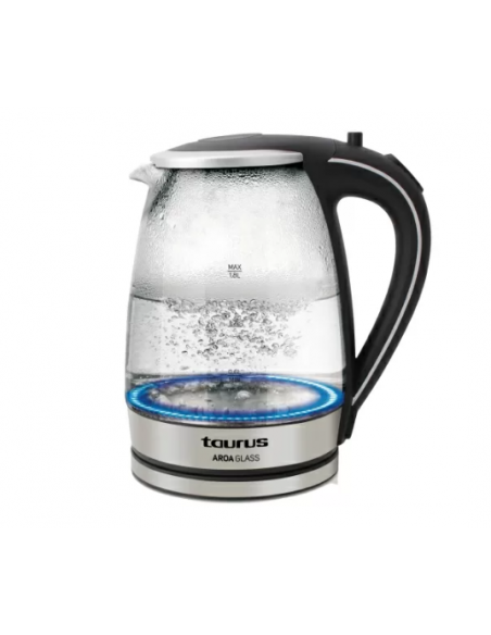 Hervidora de agua Taurus Aroa Glass