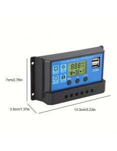 Controlador regulador de carga solar 20 Amp PWM20A