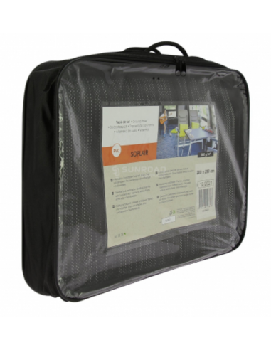 Alfombra tapis para suelo 500gr/m PVC 300x300cm Soplair