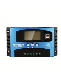 Regulador solar MPPT digital de 50 Amp. 12/24v 2xUSB