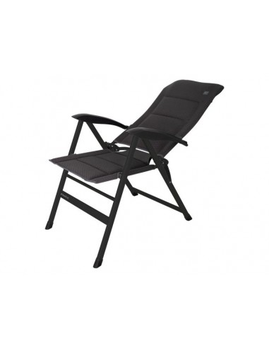 Silla aluminio de camping Eurotrail Kendal negro 3D