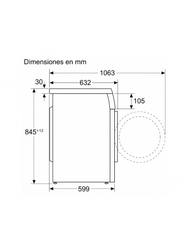 Lavadora Bosch Clase A Ecosilence Gran Display