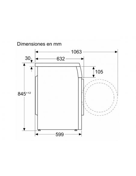 Lavadora Bosch Clase A Ecosilence Gran Display