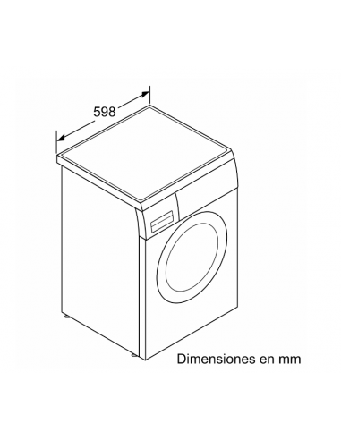 Lavadora Bosch Clase A Ecosilence Gran Display