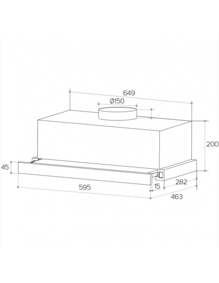 CAMPANA TAURUS TELESCOPICA INOX