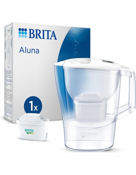 Jarra con filtro Brita ALUNA  MAXTRA +, 2.4L + 1 filtros
