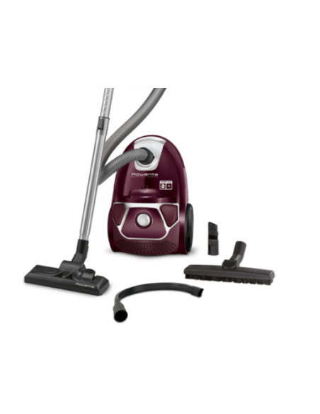 Aspiradora Compact Power Púrpura CAR CARE + 3 accesorios