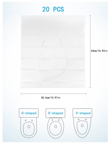Papel protector para la taza/asiento de WC