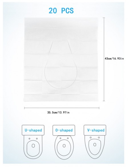 Papel protector para la taza/asiento de WC Papel protector para la taza/asiento de WC
