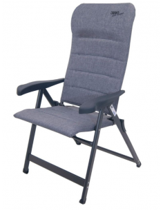 Silla reclinable Crespo Natural Elegance Gris