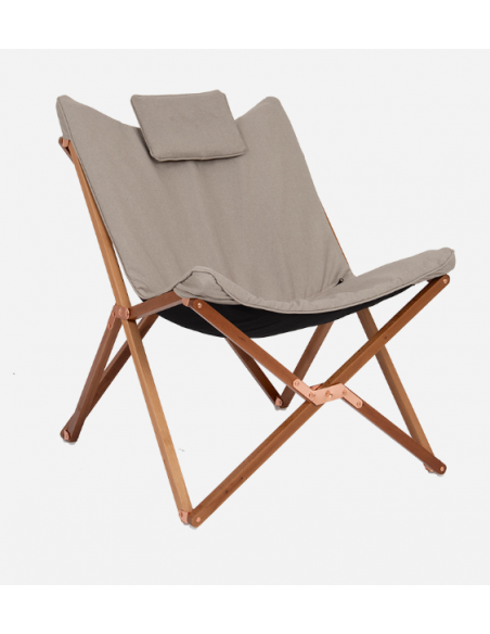 Sedia Bloomsbury con struttura pieghevole in legno Bo-camp