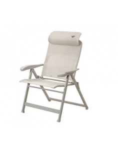Silla Crespo con cabezal regulable color beige OFERTA