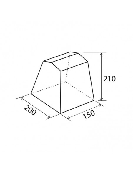 Kitchen tent 200x150cm Brunner Gusto II