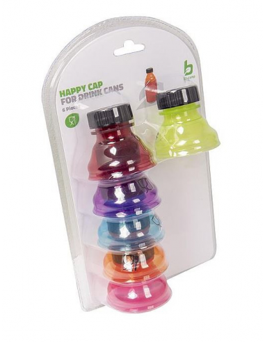 Tapones selladores para latas de bebida x6 uds