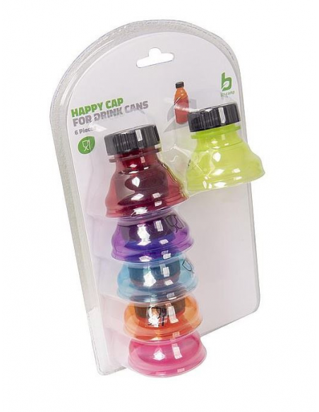 Tapones selladores para latas de bebida x6 uds