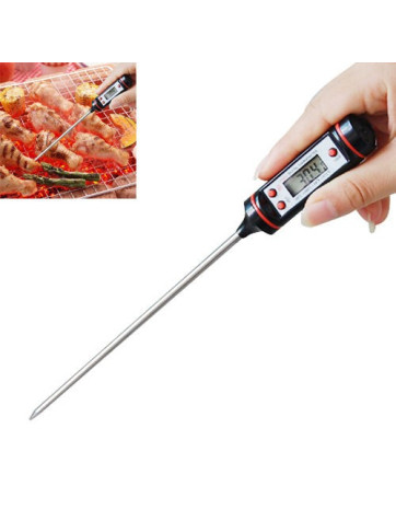 Termometro digitale della cucina per il cibo. 300oMax.