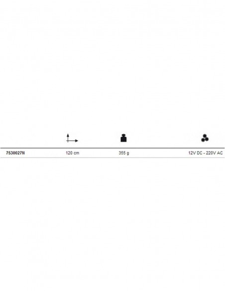 Lâmpada tubular Ambel L com 150 LEDs para toldos Brunner