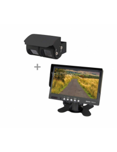 Kit de Doble Camara marcha atrás + pantalla LCD 7"