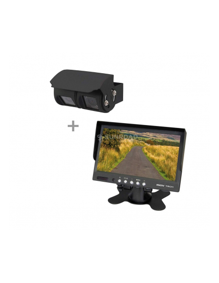 Dual-Rückfahrkamera-Kit + 7-Zoll-LCD-Bildschirm
