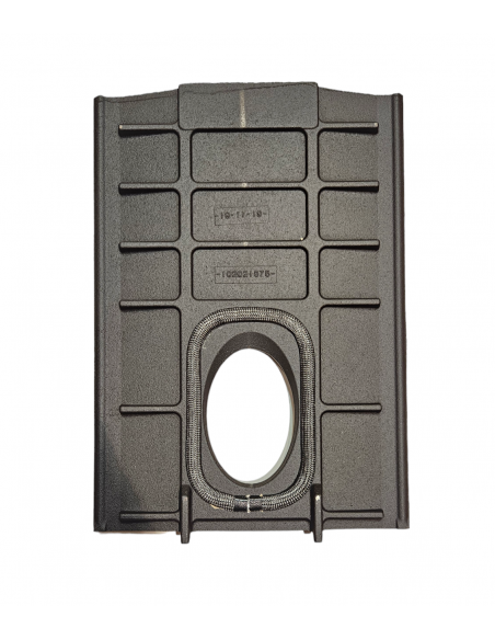 Deflettore posteriore P120 casting, P220, P920, P945C. SP400. Per fornelli a pellet Piazzetta e Superior