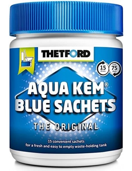 Aqua Kem Blue Sachês Thetford 15 Bolsitas
