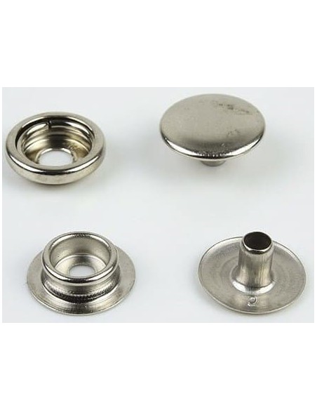 Boutons pression en métal