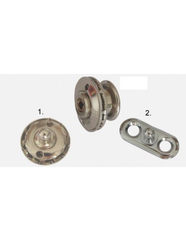 Druckknöpfe aus Metall