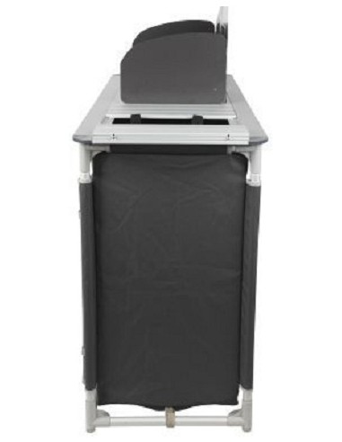 Midland Küchenschrank aus Aluminium mit Spüle