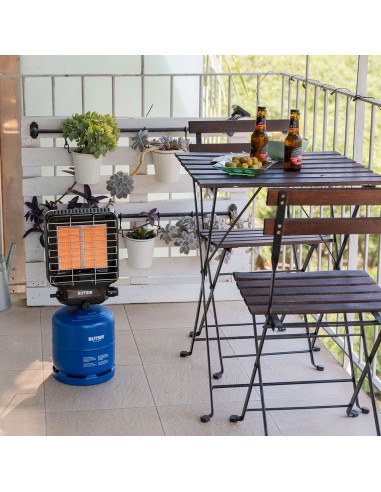 Barrachina Butsir Gas Portable Display Stove for Blue Bottle