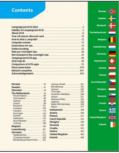 CampingCard ACSI 2024: sconti nei campeggi europei