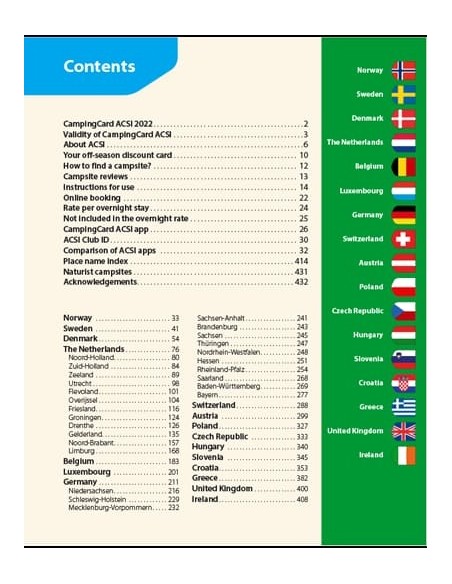 CampingCard ACSI 2024: sconti nei campeggi europei