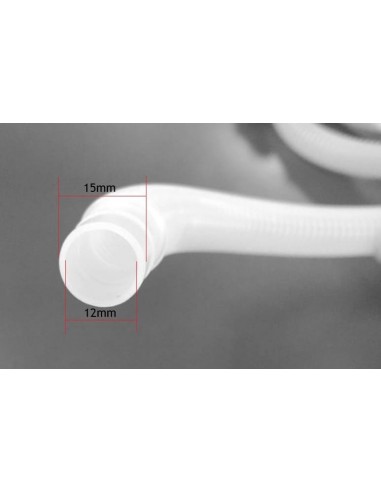Tubo Flexible de Plástico PVC 2 Metros para Desagüe y Conducción | Vidacampista