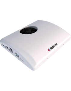 Aria Condizionata OpenAir Compact 12V installato nel soffitto camper, efficienza e freschezza durante il vostro viaggio.